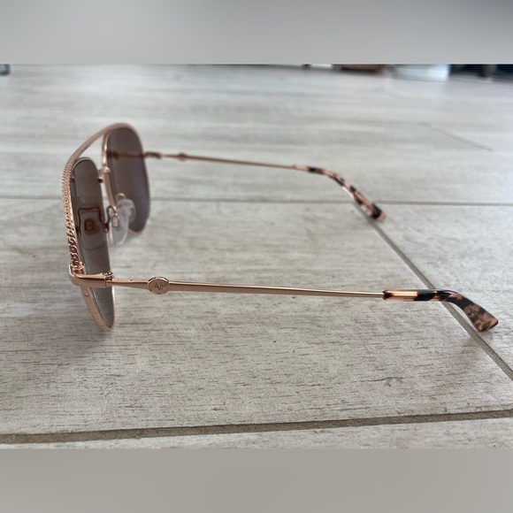 Alex Perry Aviator Rose-Gold Sunglasses - Picture 7 of 11